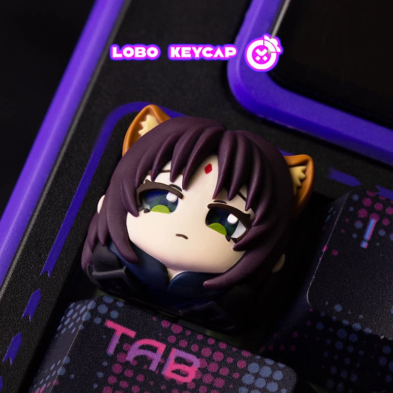 Gaming Accessories In China - Lobo Tuş Başlığı, Yaratıcı Anime Tasarımlı,