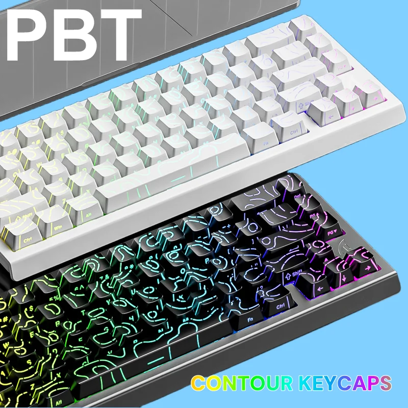 Gaming Accessories Aesthetic - Contour KM98 PBT Klavye Tuşları-Attack Shark