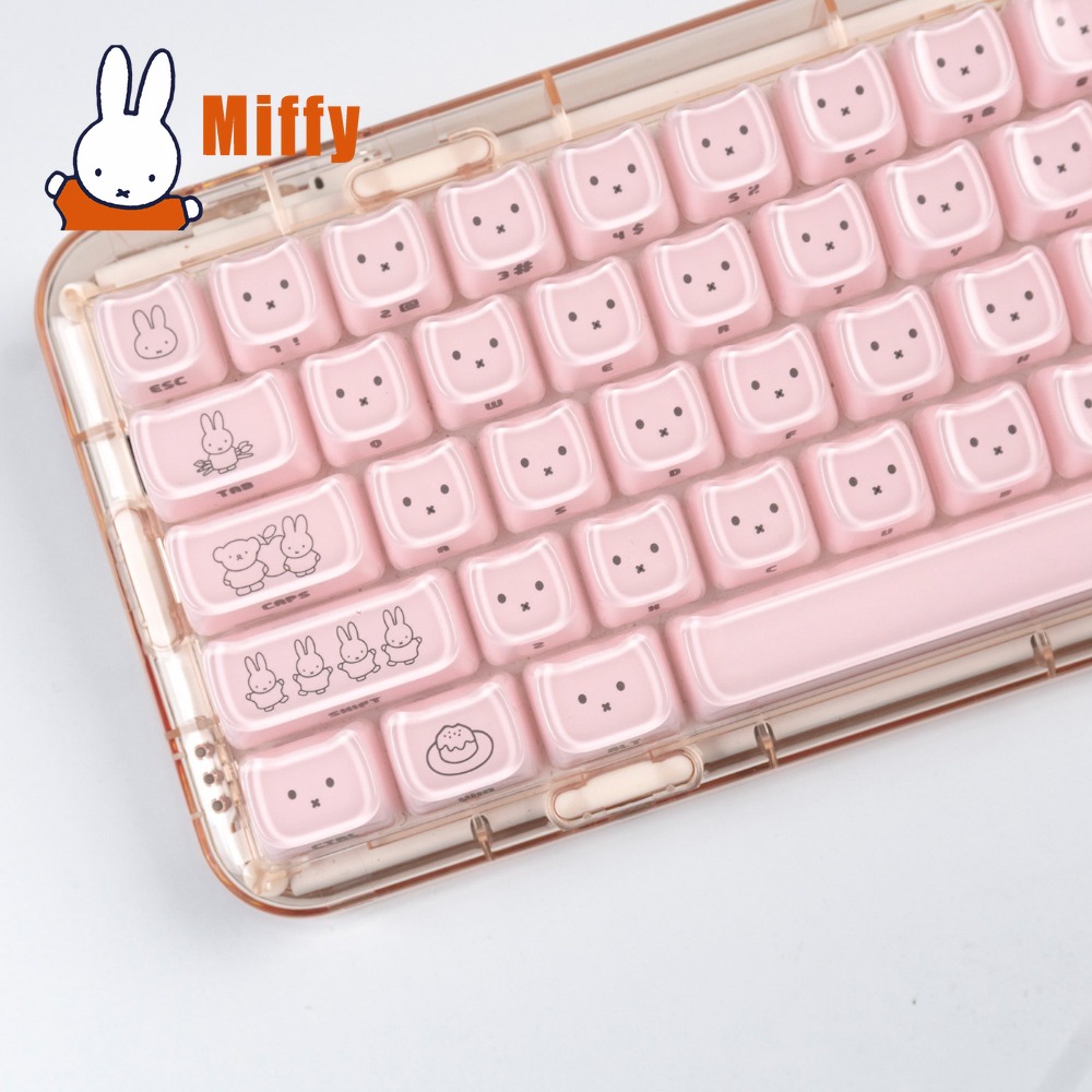Kawaii Miffy Keycaps Sevimli T - Gaming Accessories Aesthetic incelemesi ve fiyatı