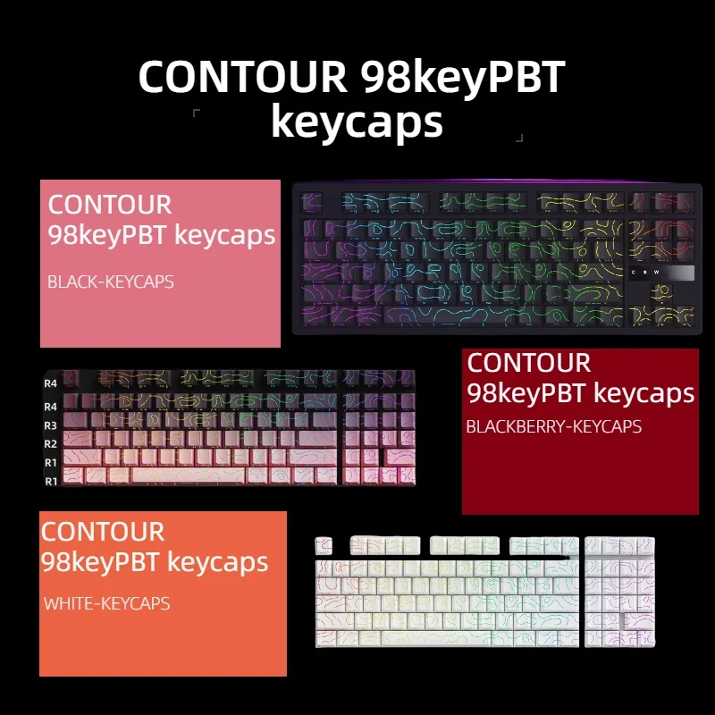Contour KM98 PBT Klavye Tuşlar - Gaming Accessories Aesthetic incelemesi ve fiyatı