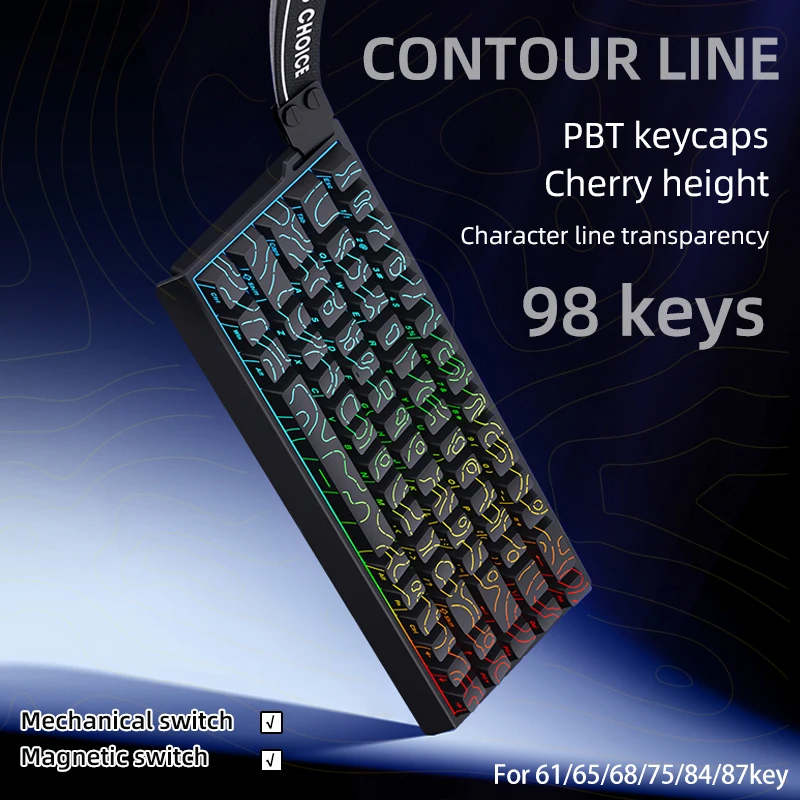 Contour KM98 PBT Klavye Tuşlar - Gaming Accessories Aesthetic incelemesi ve fiyatı
