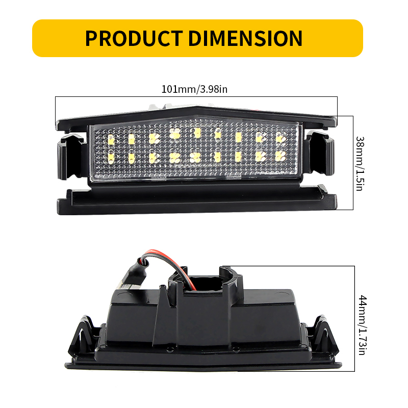 2 Adet Beyaz LED Plaka Lambası - Gaming Accessories Rack incelemesi ve fiyatı