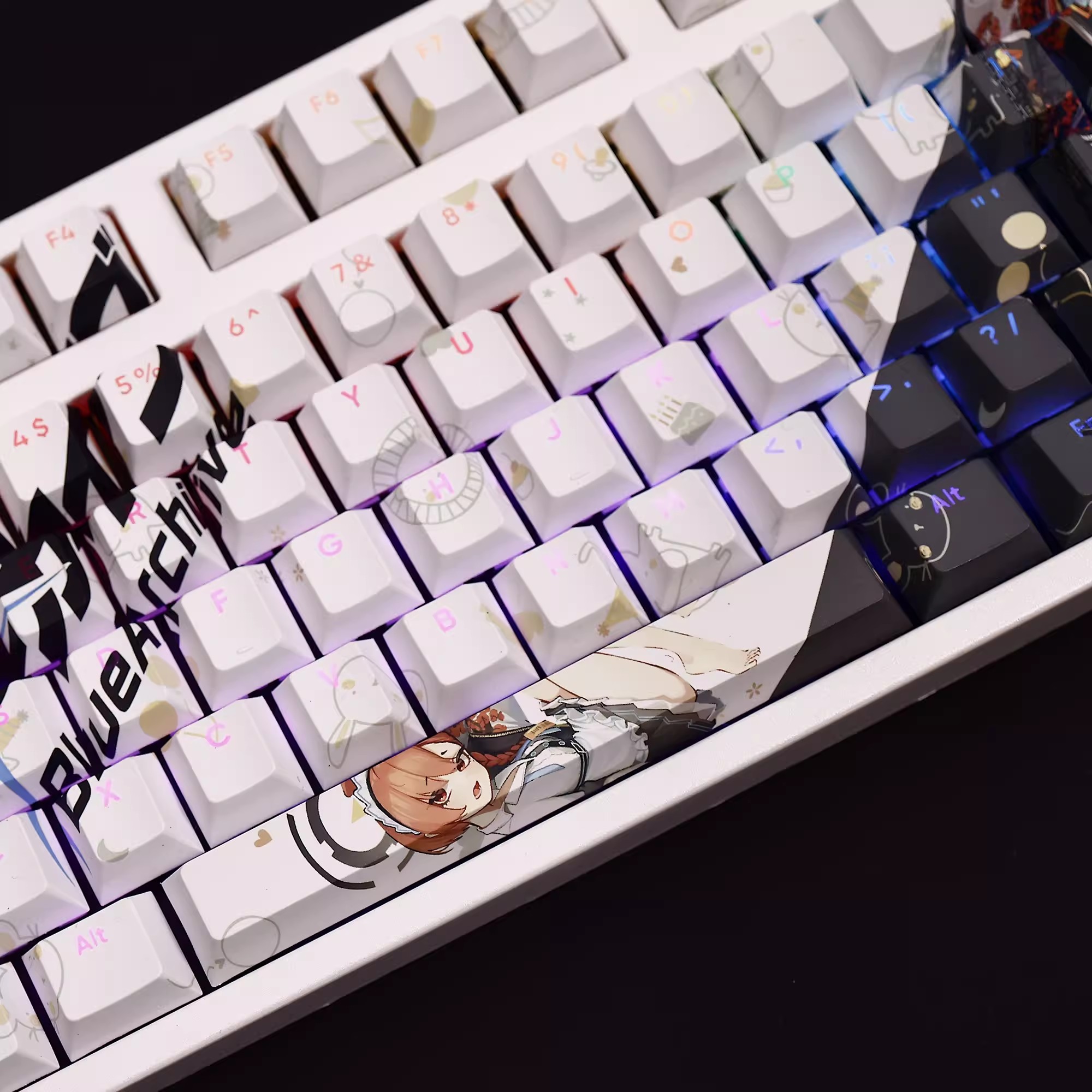 108 tuşları/set mavi arşiv Mik - Gaming Accessories Aesthetic incelemesi ve fiyatı