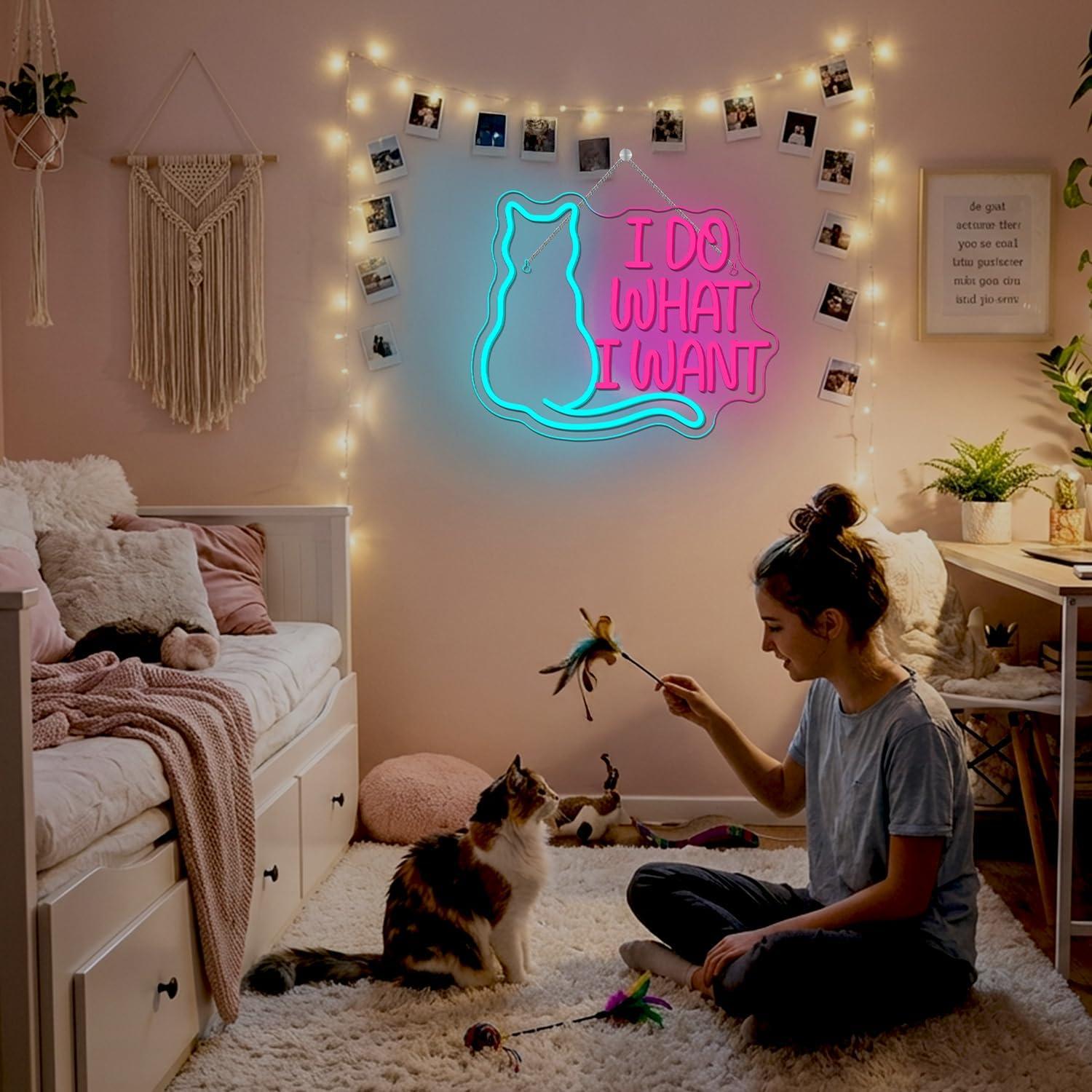 Kedi Neon Tabelası USB Kısılab - Gaming Accessories Shop incelemesi ve fiyatı