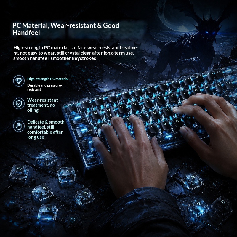 Şeffaf Arka Aydınlatmalı Tuş B - Gaming Accessories Aesthetic incelemesi ve fiyatı