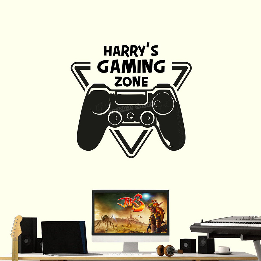 Özel adı oyun bölge duvar çıka - Gaming Accessories For Room incelemesi ve fiyatı