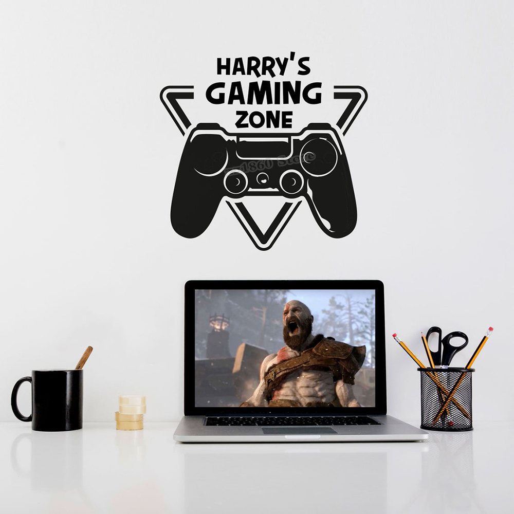 Özel adı oyun bölge duvar çıka - Gaming Accessories For Room incelemesi ve fiyatı