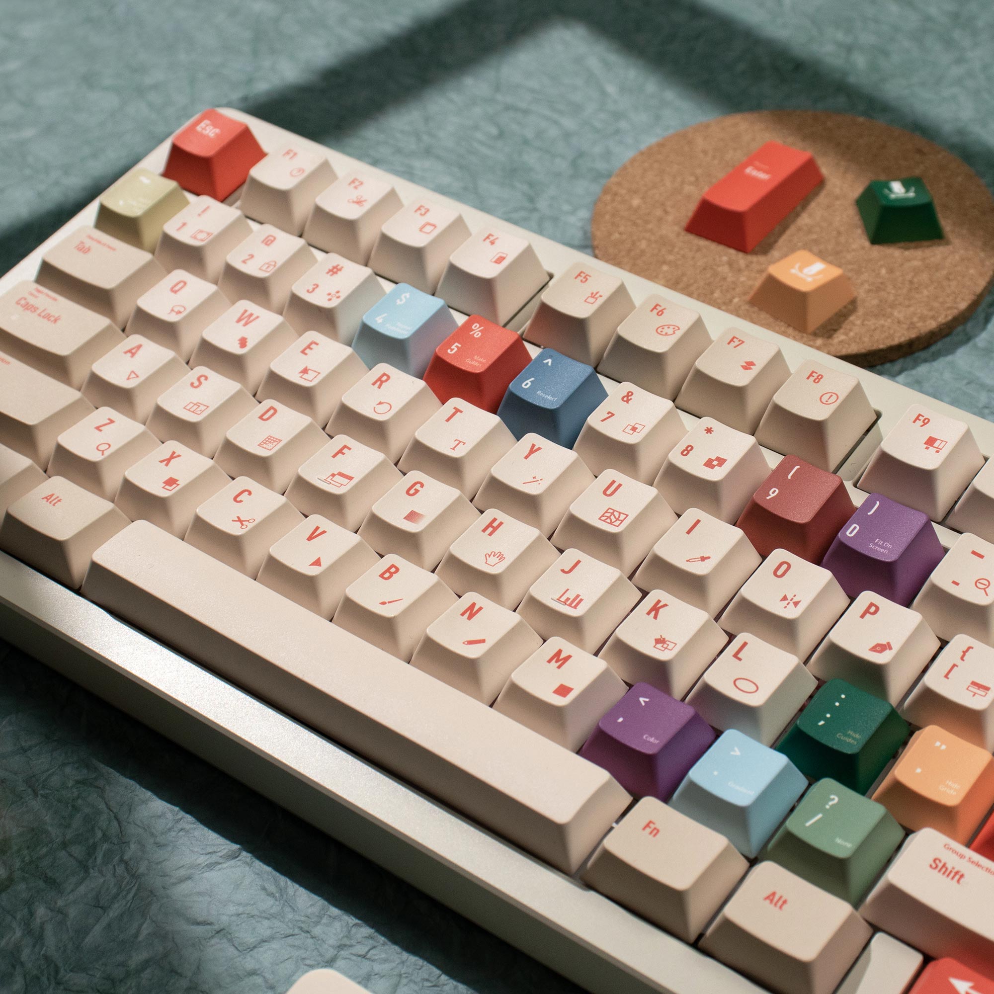 Illustrator Keycaps DYE-SUB Ki - Gaming Accessories Aesthetic incelemesi ve fiyatı