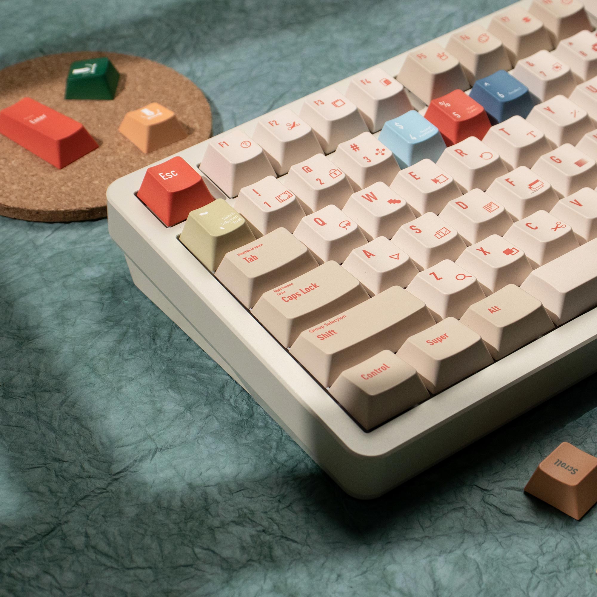Illustrator Keycaps DYE-SUB Ki - Gaming Accessories Aesthetic incelemesi ve fiyatı