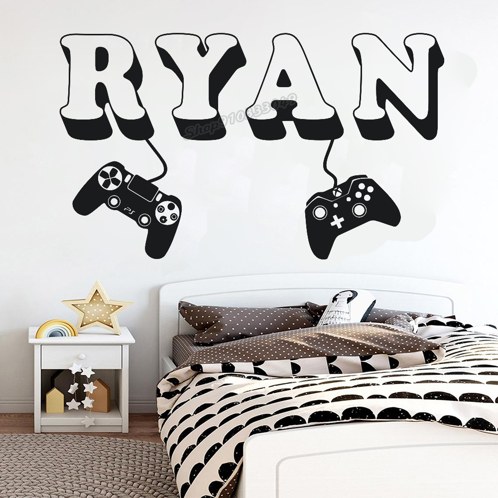 Oyun duvar Sticker Özel Ad Den - Gaming Accessories For Room incelemesi ve fiyatı