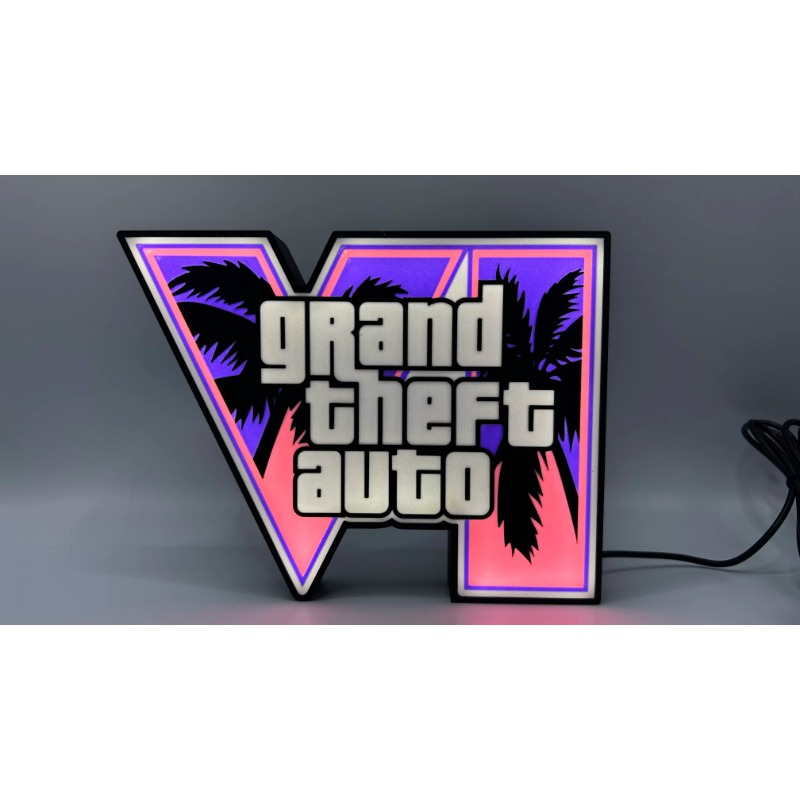 GTA 6 Grand Theft Auto VI LED  - Accessories For Your Gaming Room incelemesi ve fiyatı